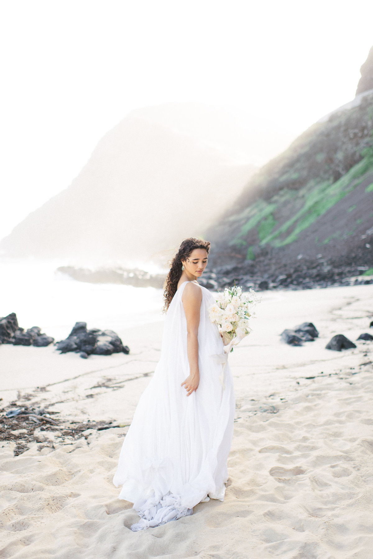 Makapu'u beach bride