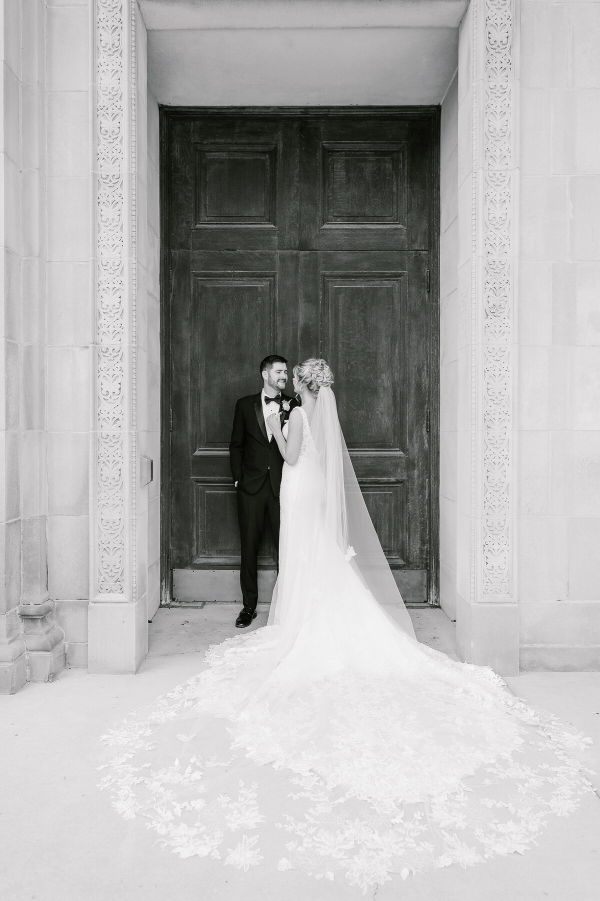 Black and White- Bride and Groom