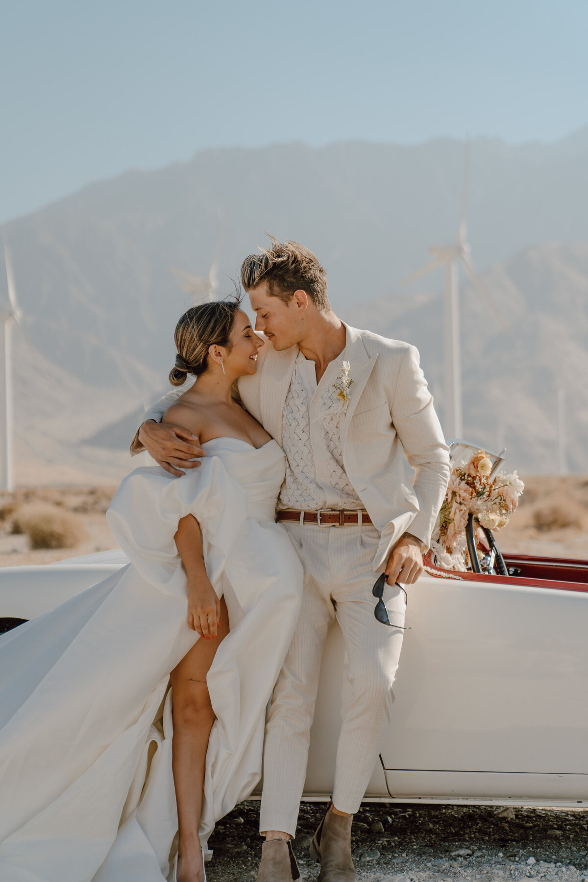 Romantic-Palm-Springs-Vintage-Car-Windmills-5