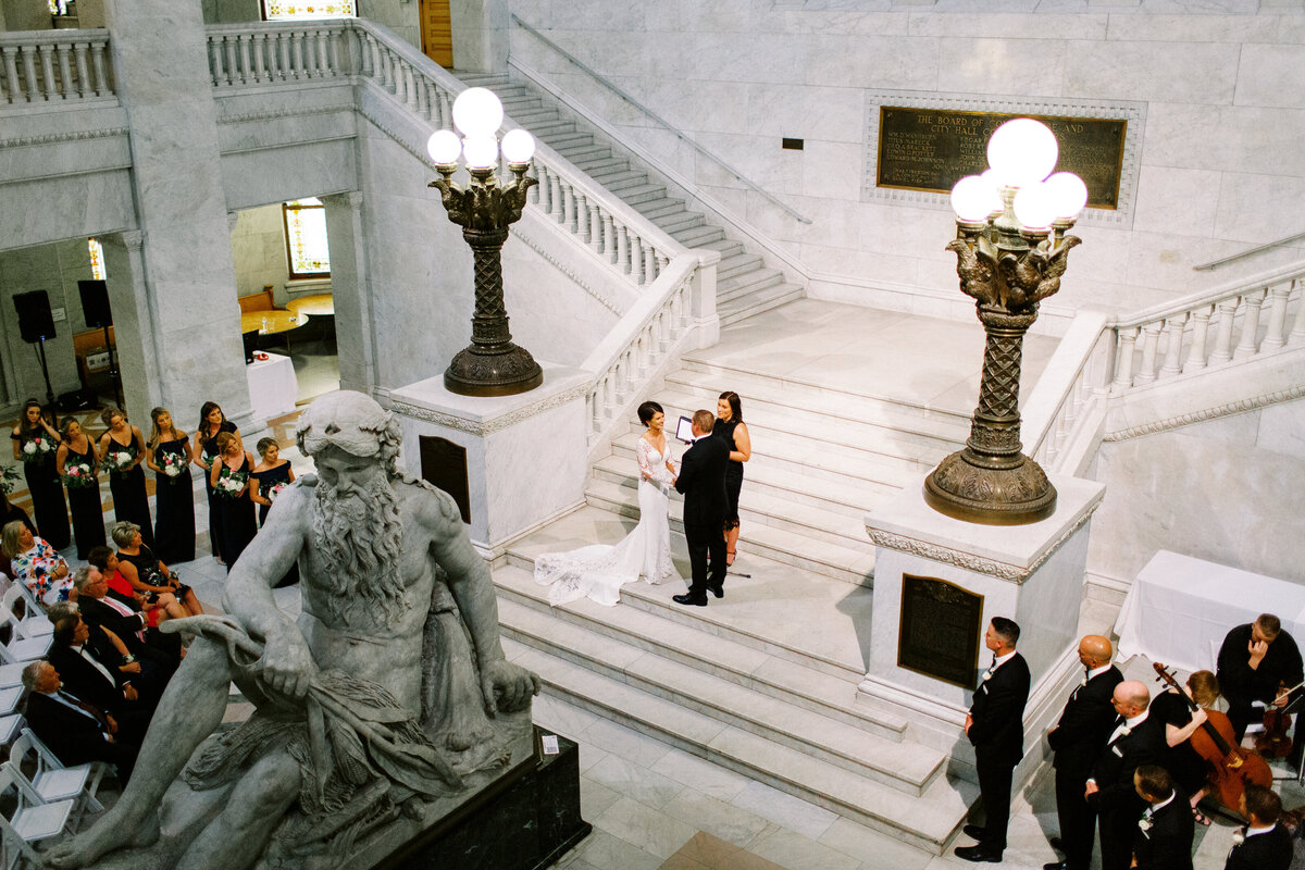 Minneapolis city hall wedding