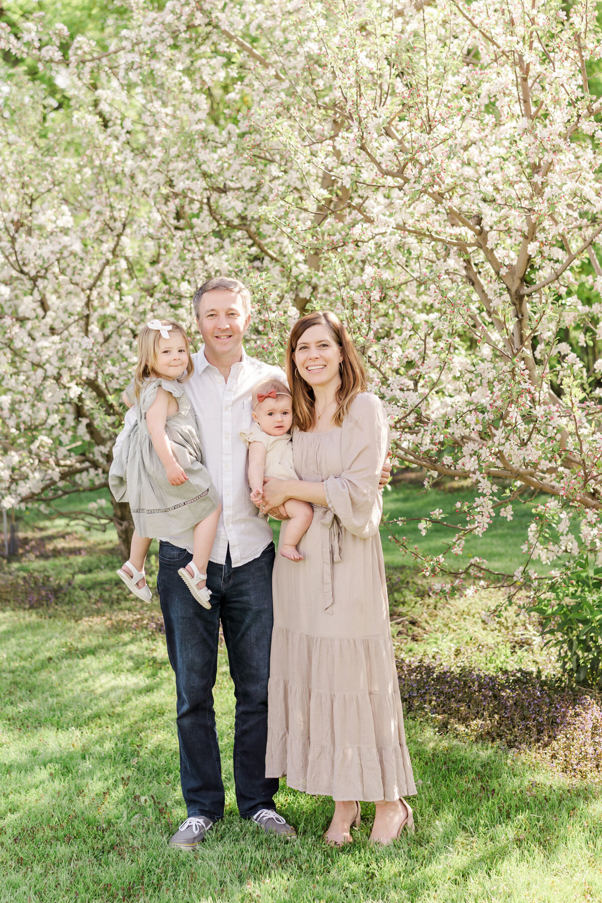 Minnesota Family Photography session Cherry Blossoms