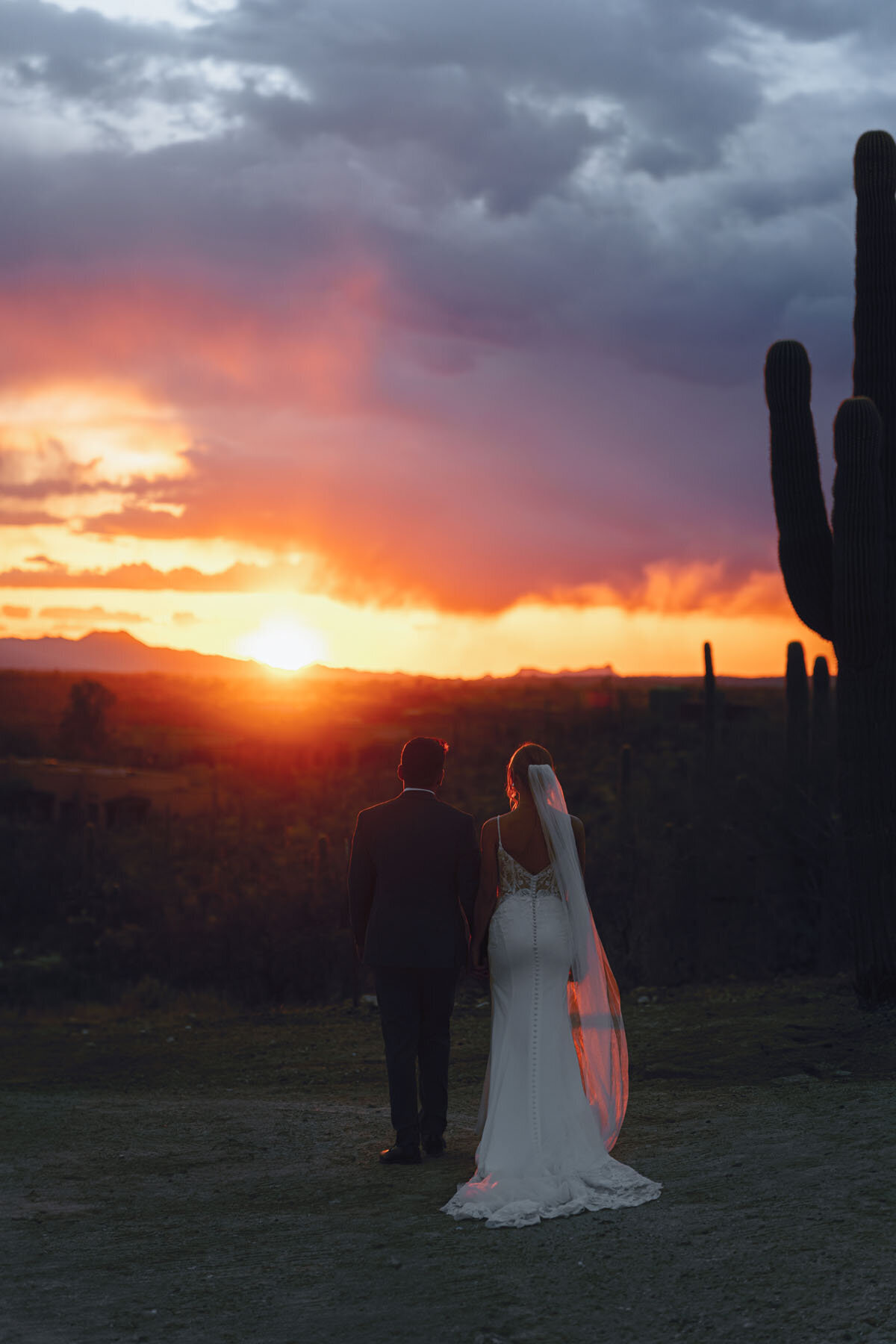 Tanque Verde Ranch Tucson Arizona wedding ceremony setting