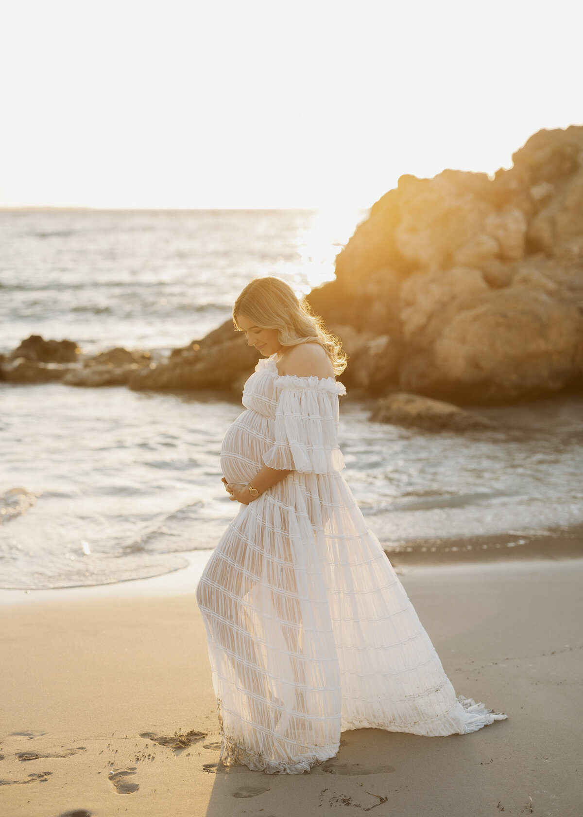 White Off the Shoulder Dress