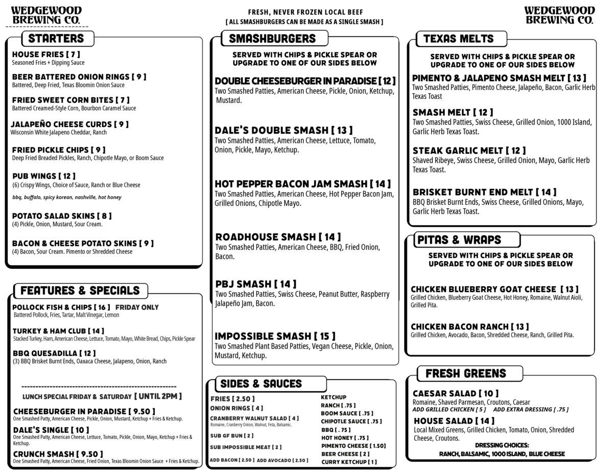 Food Menu, Menu, Food
