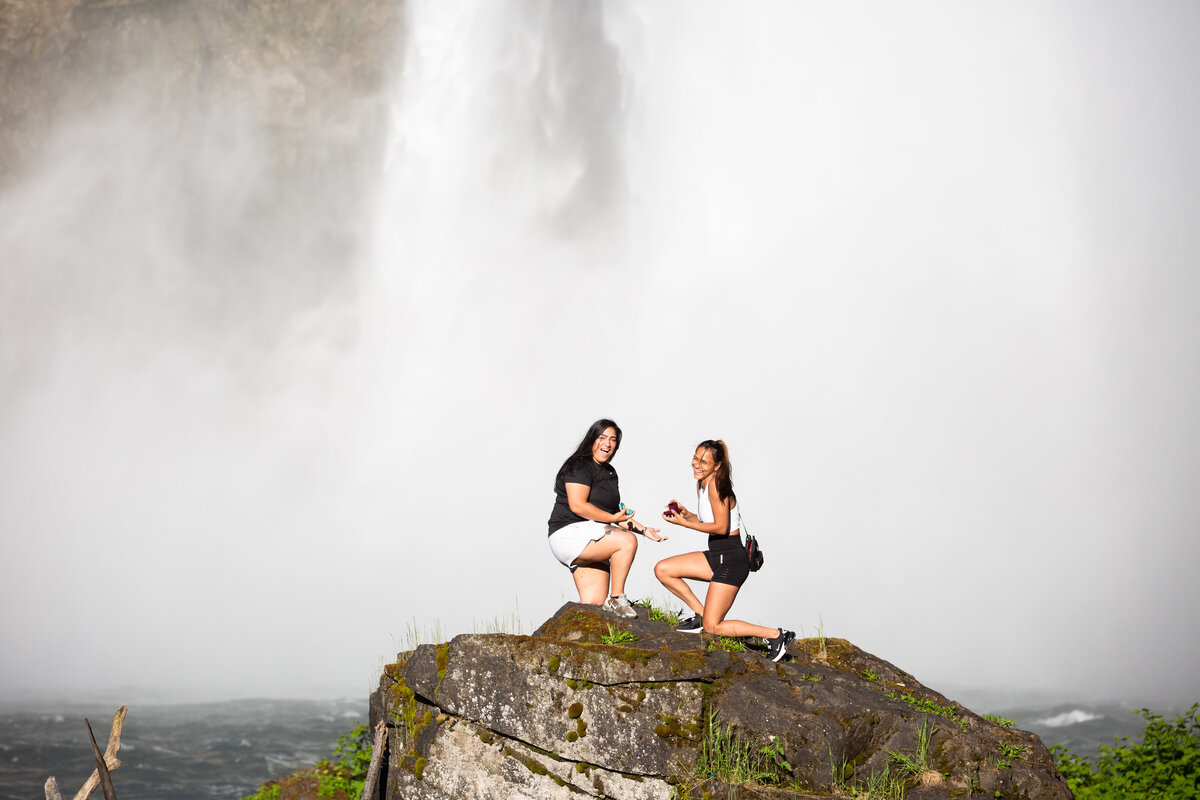 Snoqualmie falls surprise wedding proposal same sex couple88