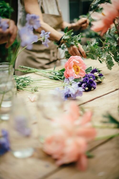 bouquet making, class, activities, flowers, florist, bayarea, norcal, activity 