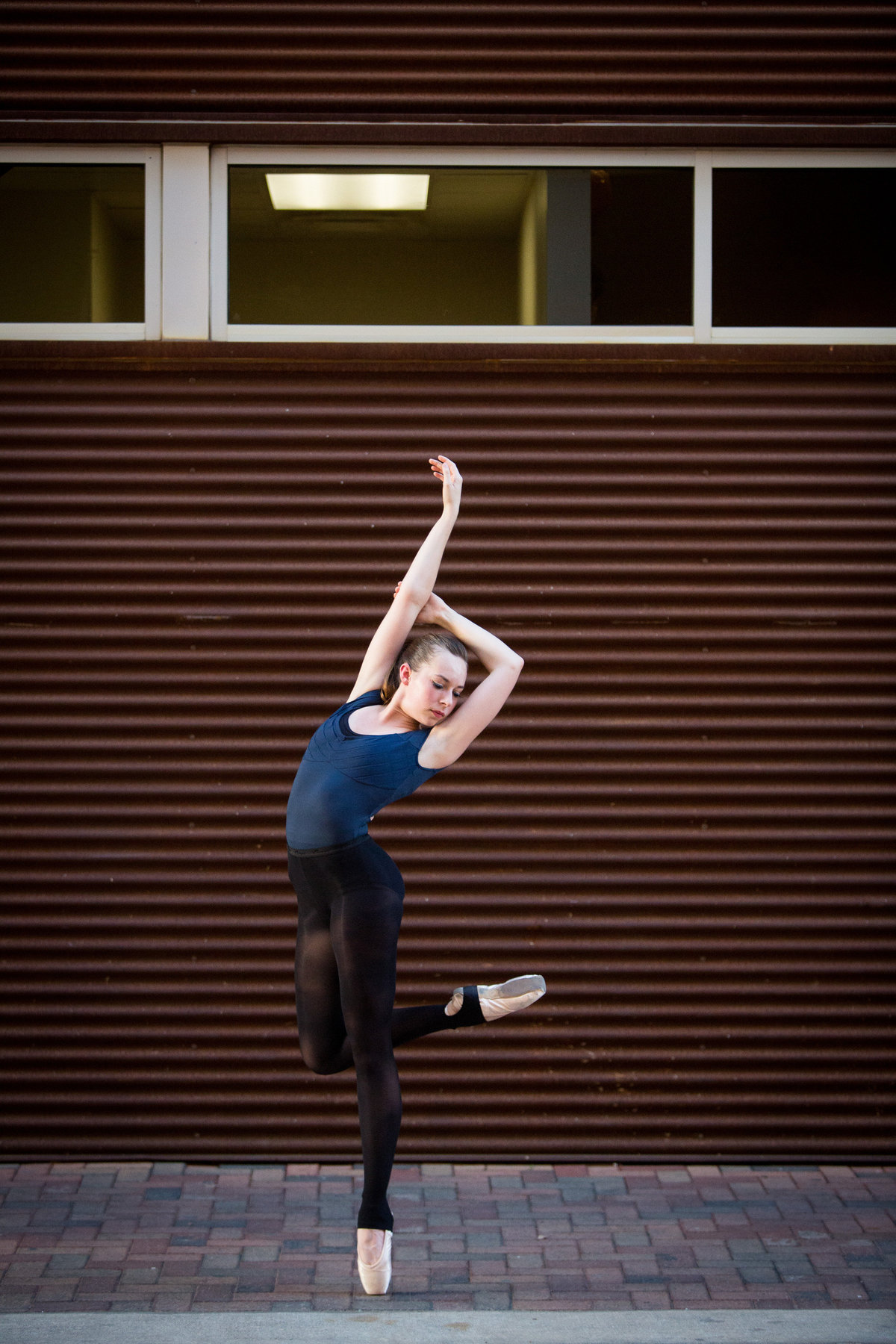 ballet dancer posing at the Historic Pearl taken by San Antonio Photographer Expose The Heart Photographer