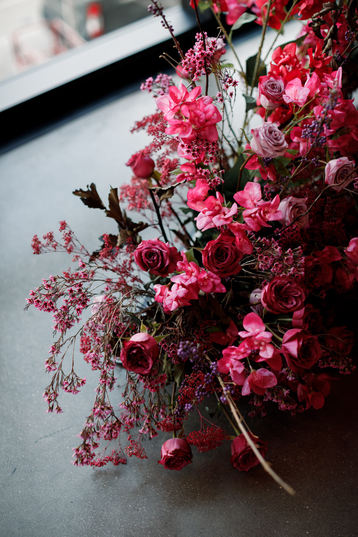 bold color block wedding gather at deer district milwaukee -86