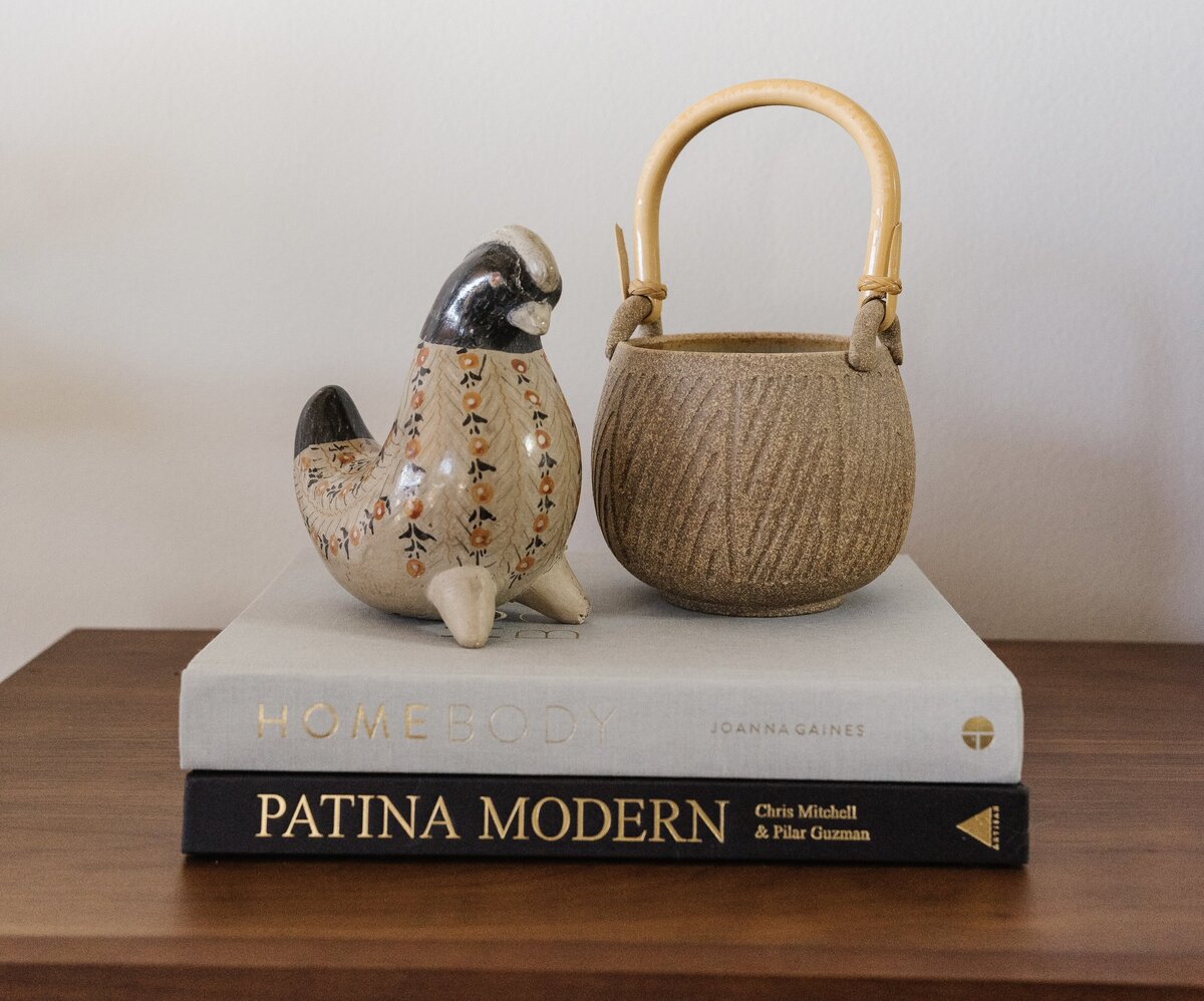 quail and pottery