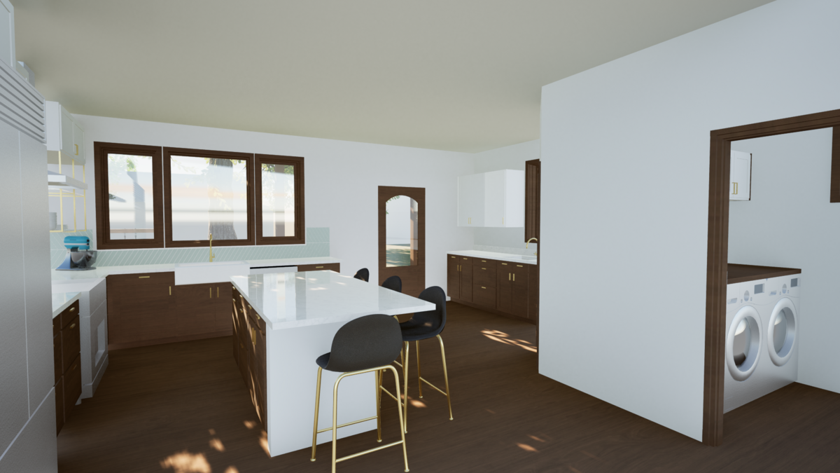 Kitchen - Bar - Laundry