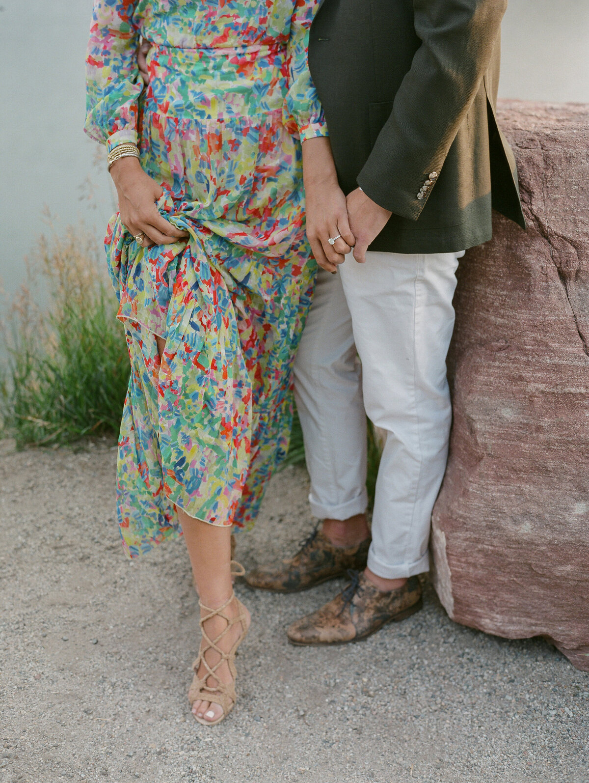 13 Wildflower Mountain Engagement Photography