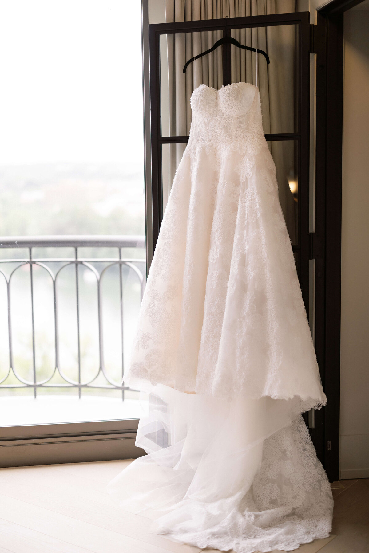 wedding gown by Mira Szwillinger
