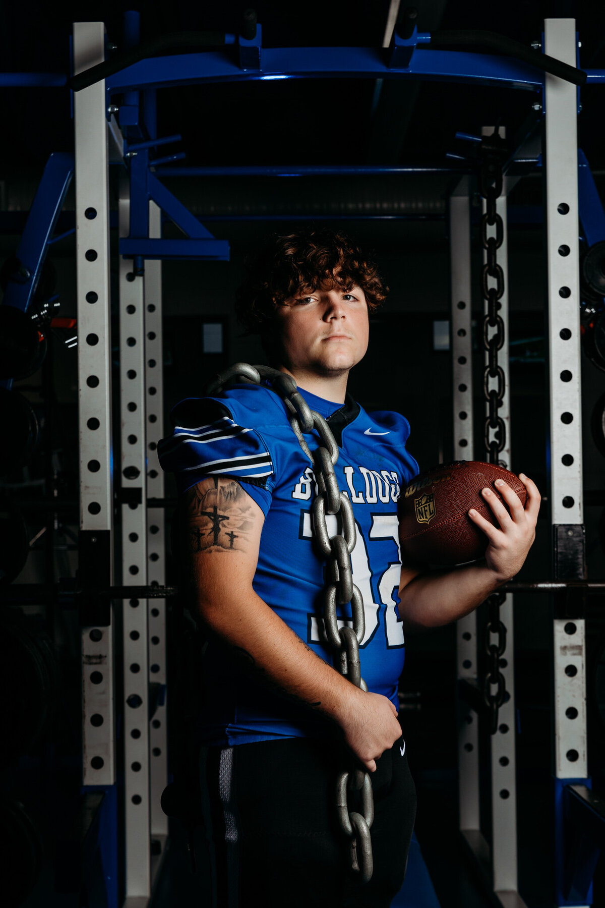 Football senior pics