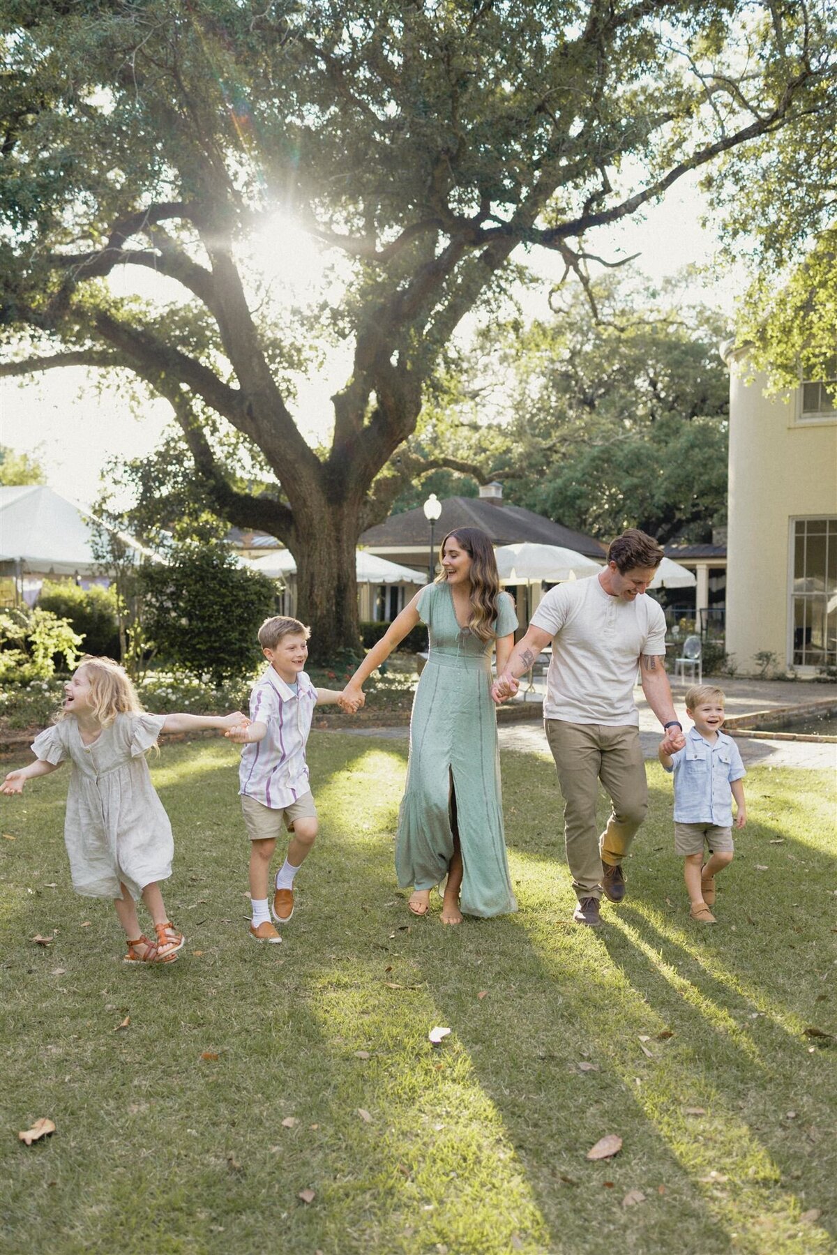 family-walking