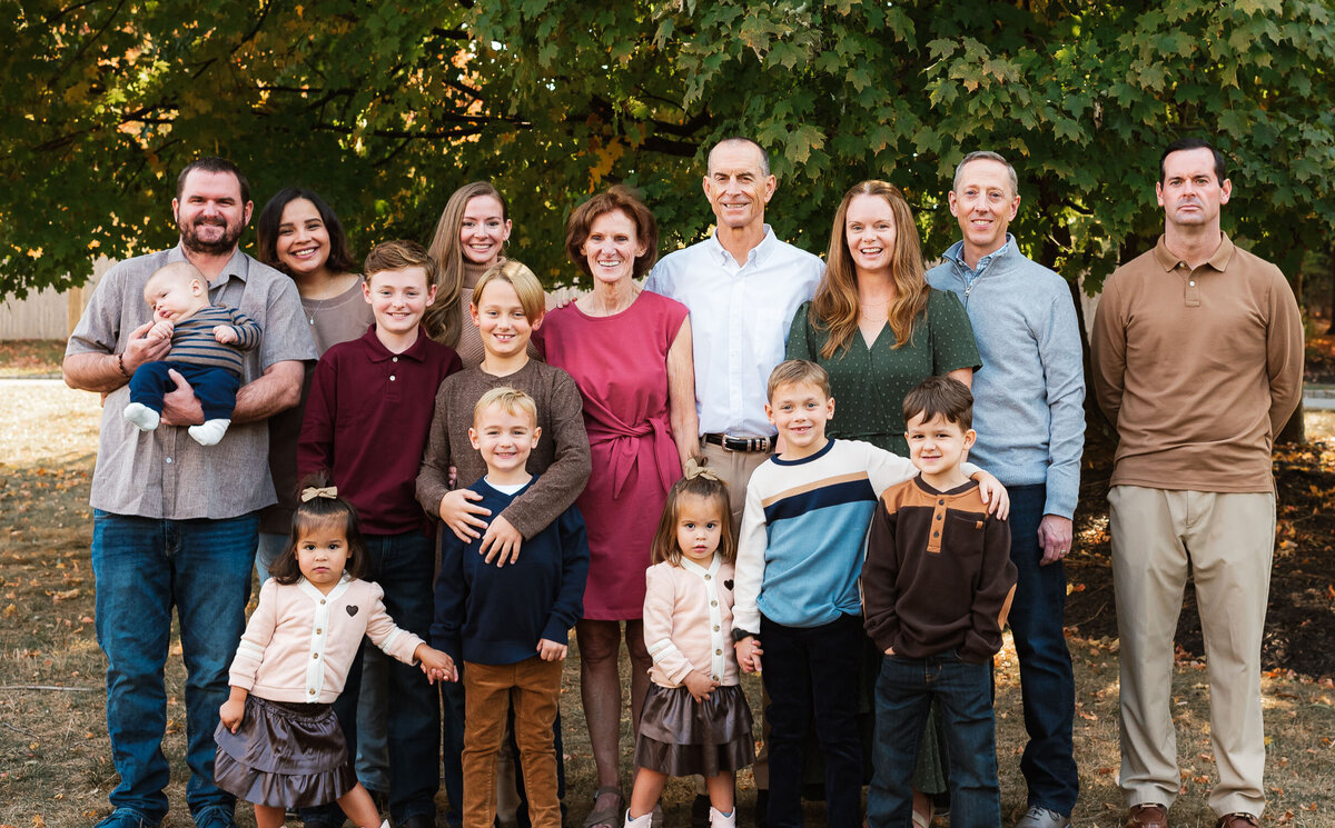 Goerge Large Fall Family Session, At Home Grandparent Anniversary Gift Session, Somerset NJ, Nichole Tippin Photography-1