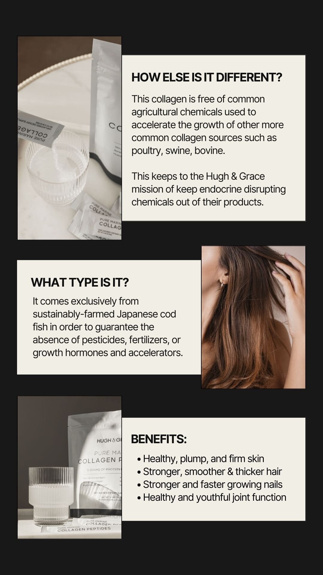 Hugh & Grace  Is Your Collagen Nakes (Pure Marine Collagen Peptides)