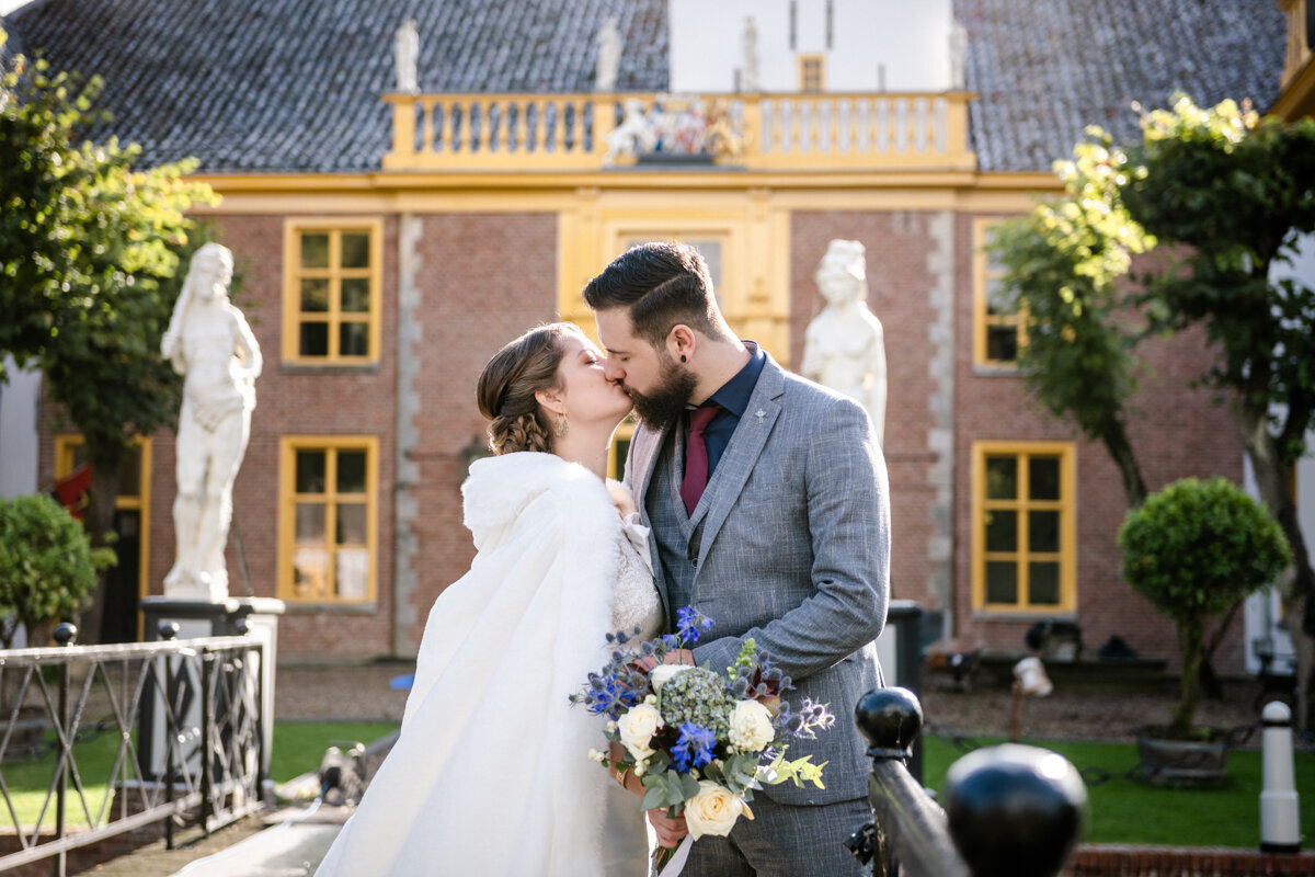 Trouwen Landgoed Fraeylemaborg, bruidsfotograaf Groningen, trouwen in Groningen (26)