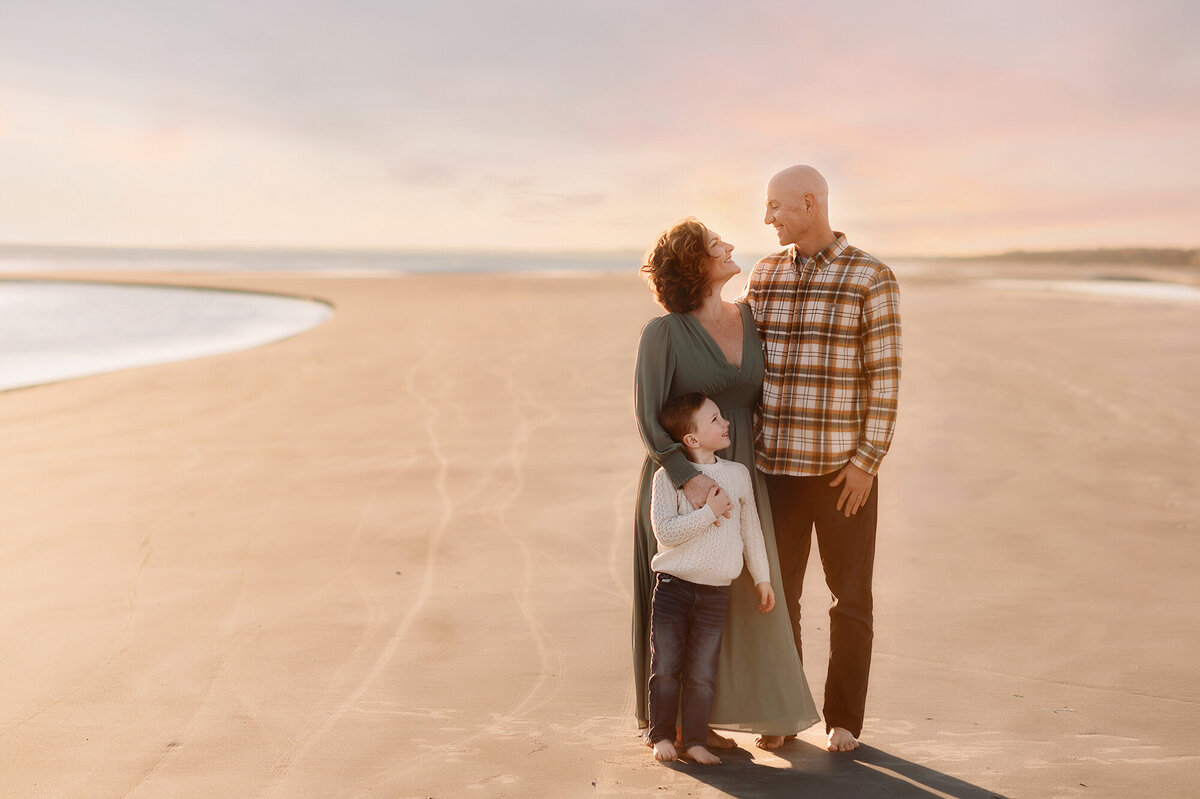 Family poses together for Family Photography Session on Kiawah Island.