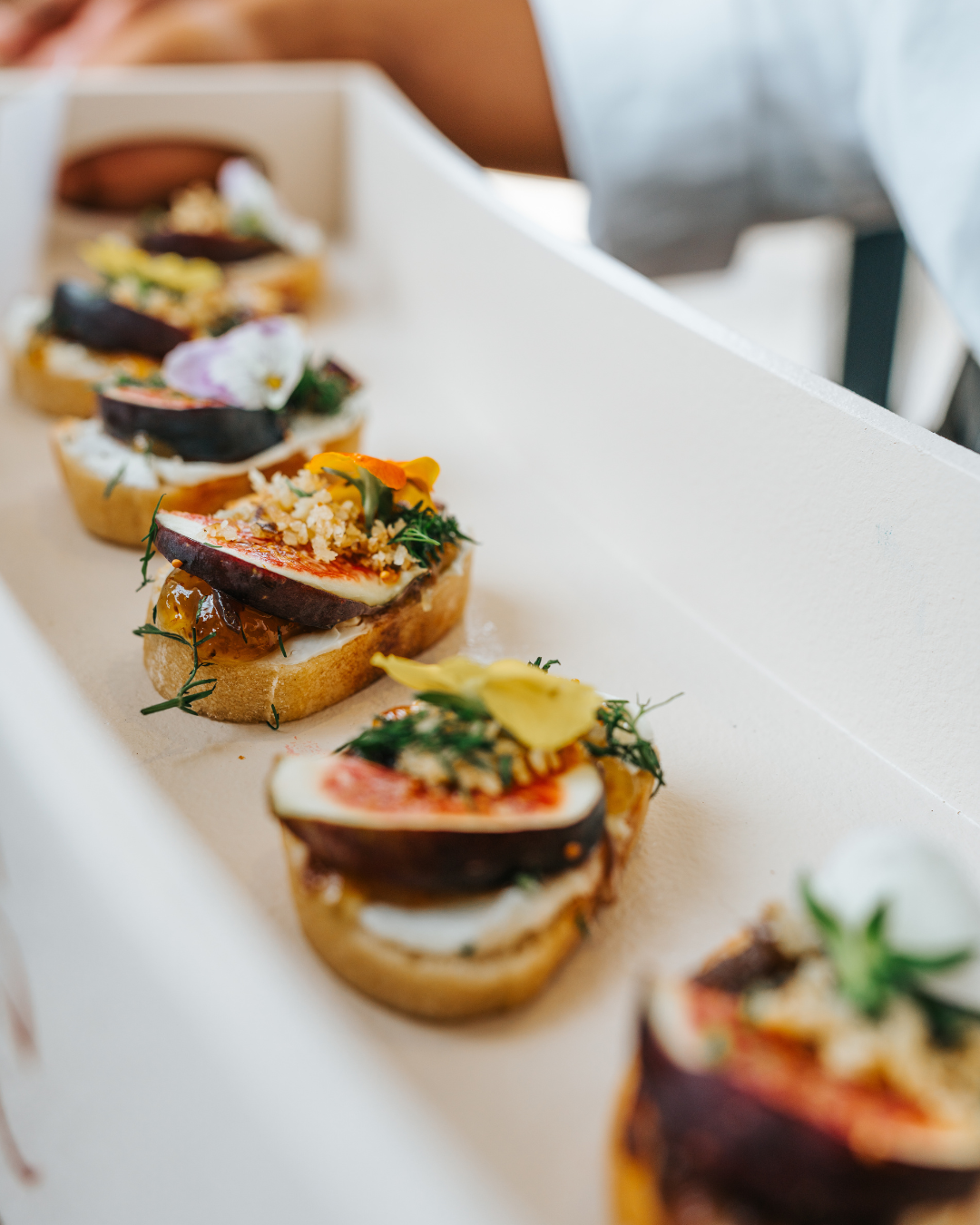 Event food styling and catering setup in London by Nouré & Co