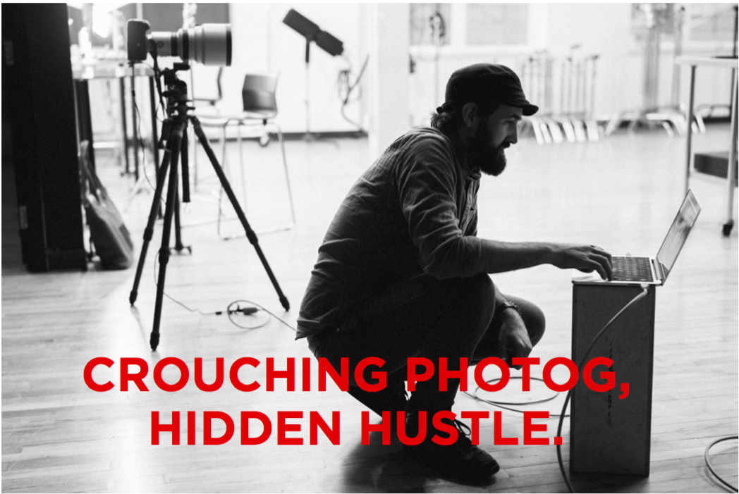 Screengrab Crouching Photog