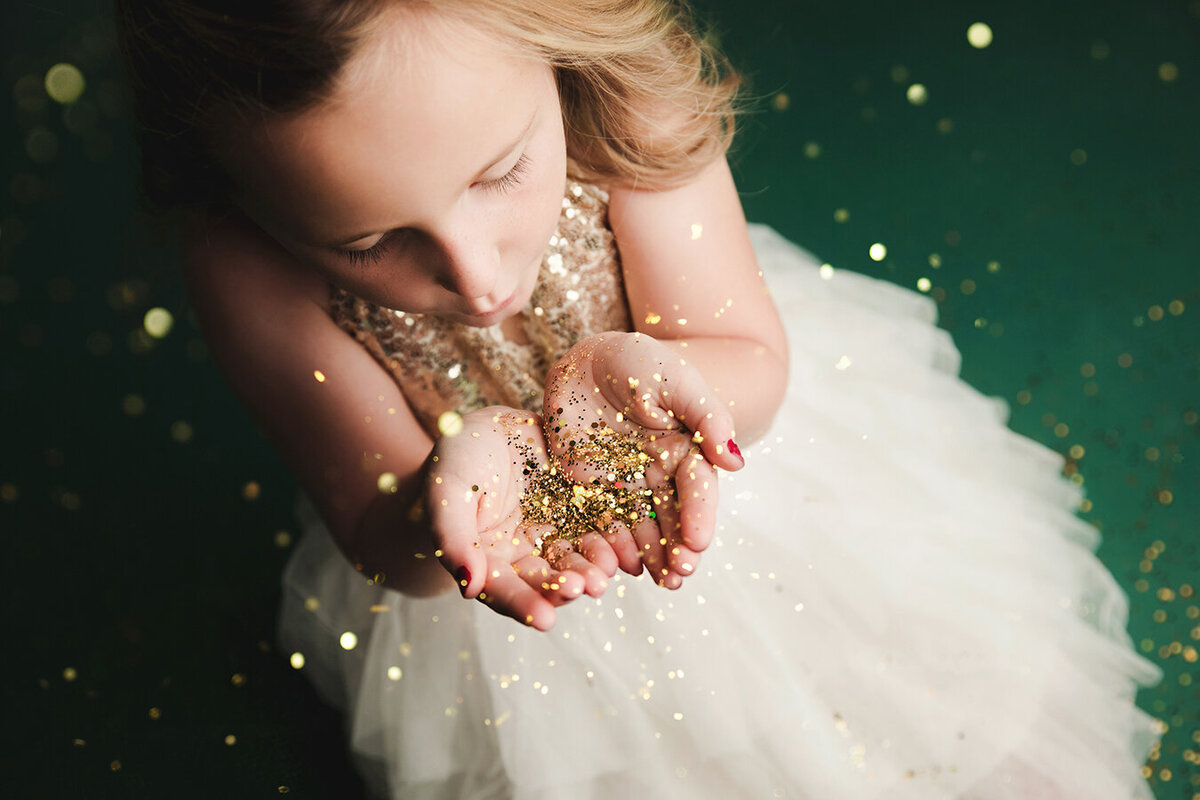 Fort Collins glitter photo shoot