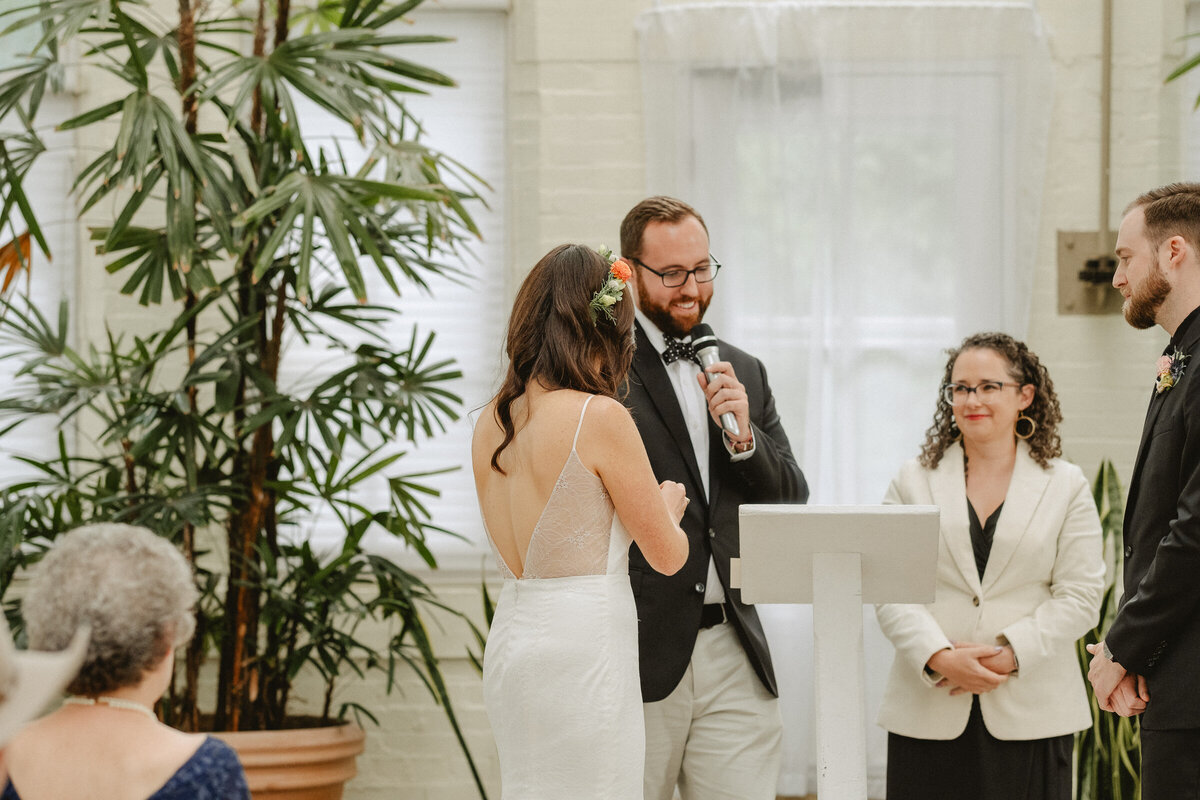 documentary photographer garden greenhouse wedding-106