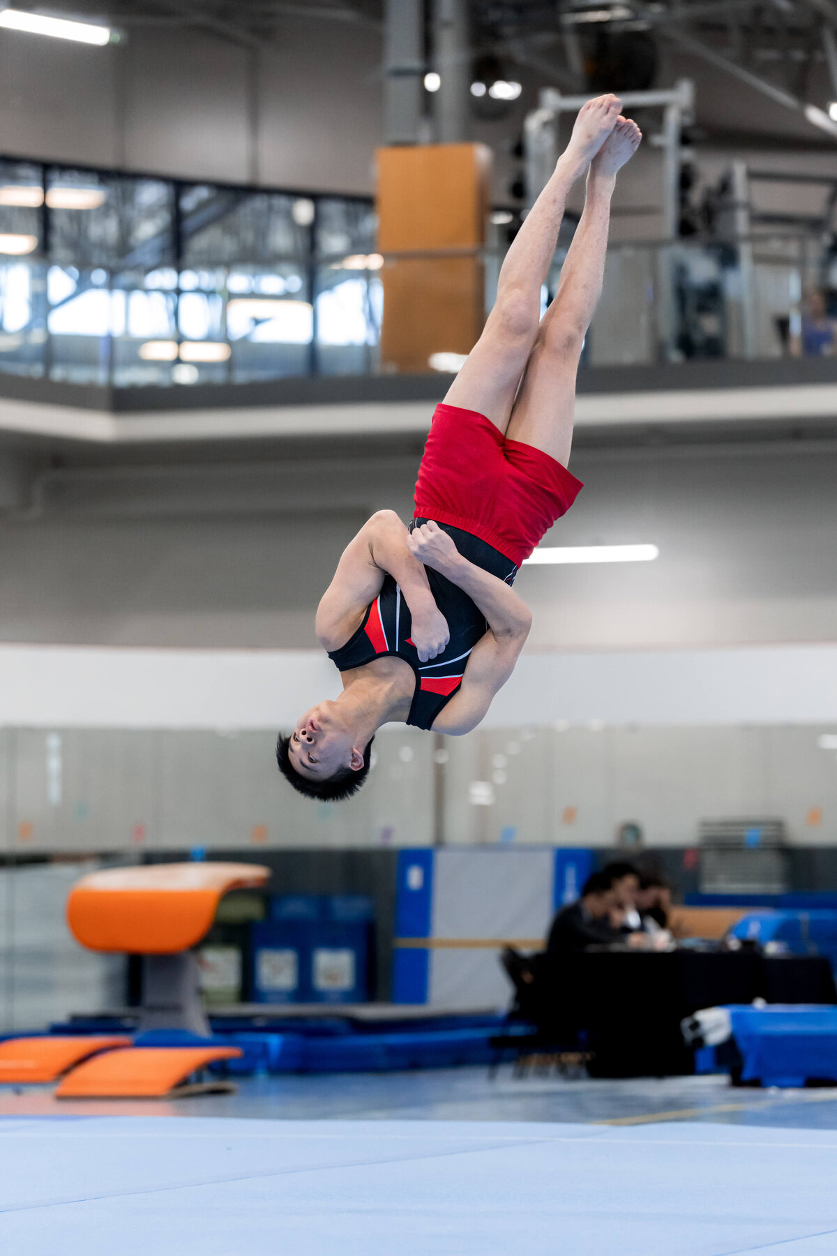 Photo by Luke O'Geil taken at the 2023 inaugural Grizzly Classic men's artistic gymnastics competitionA1_02968