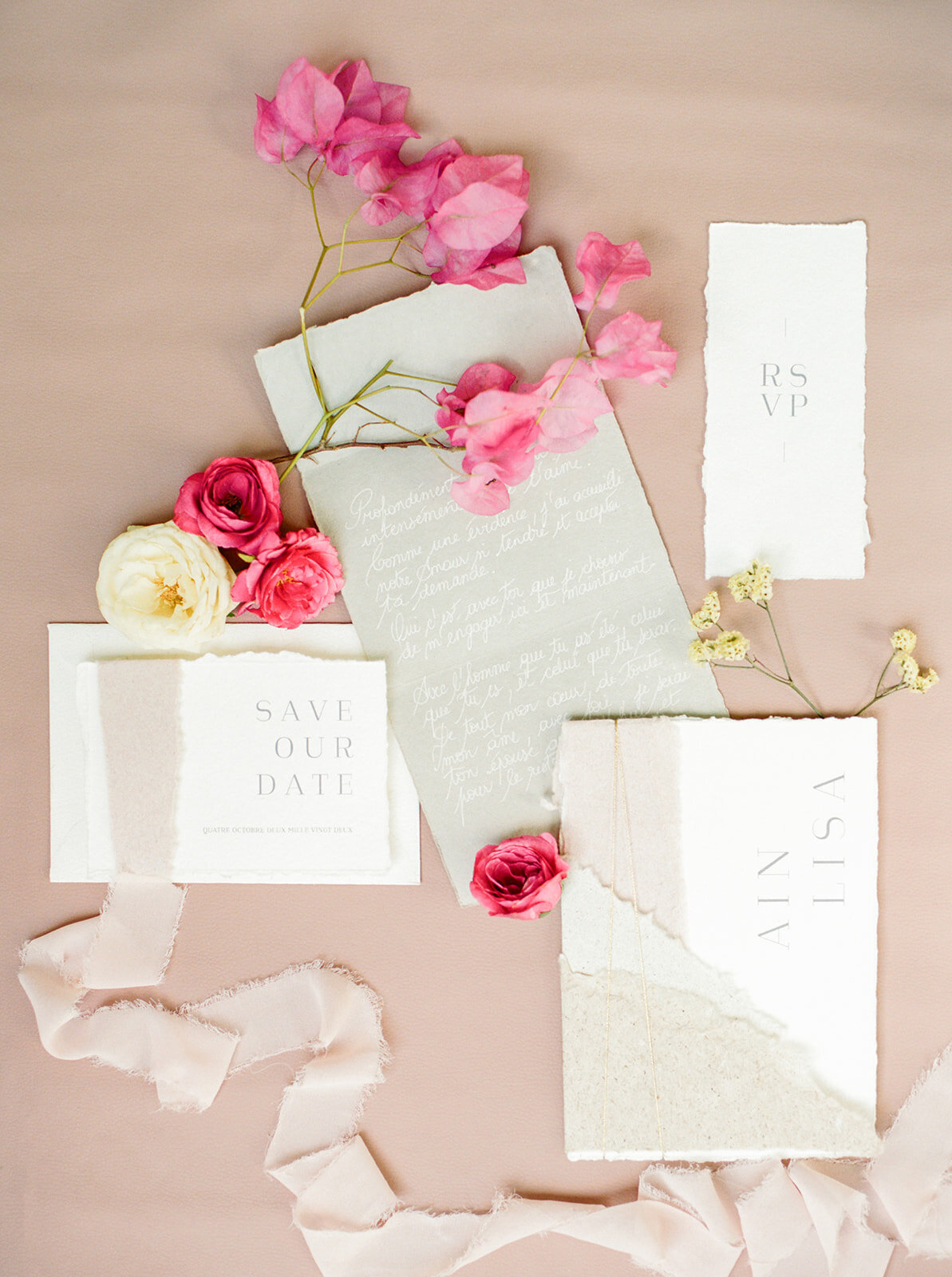 Destination wedding inspired by pink bougainvilleas at Dar Oomi Djerba Veronique lorre direction artistic floral designer Thomas Audiffren4