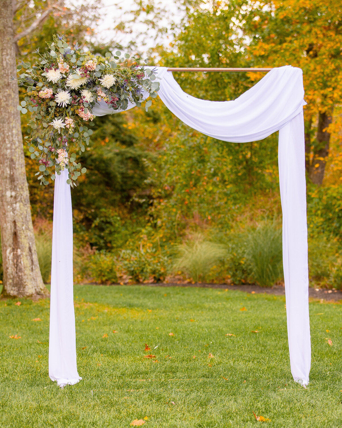Wedding ceremony arch.