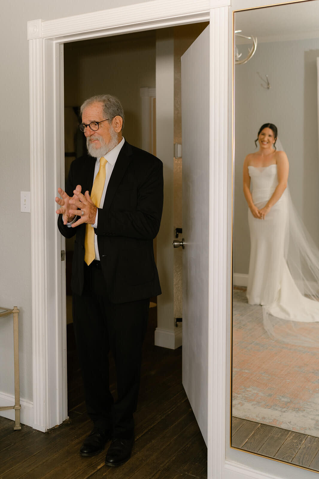 dad seeing his daughter