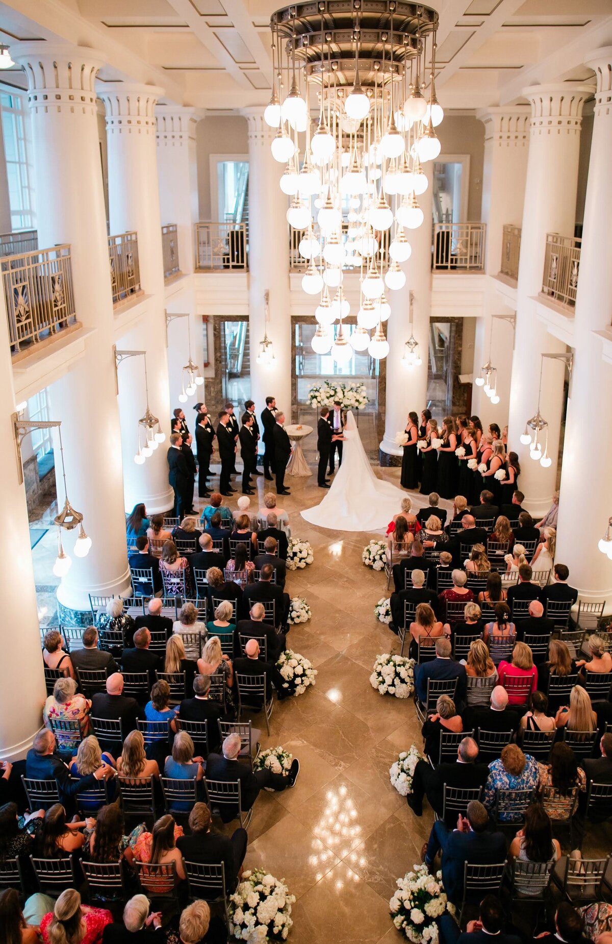 Wedding ceremony at Schermerhorn Symphony Nashville Tennessee