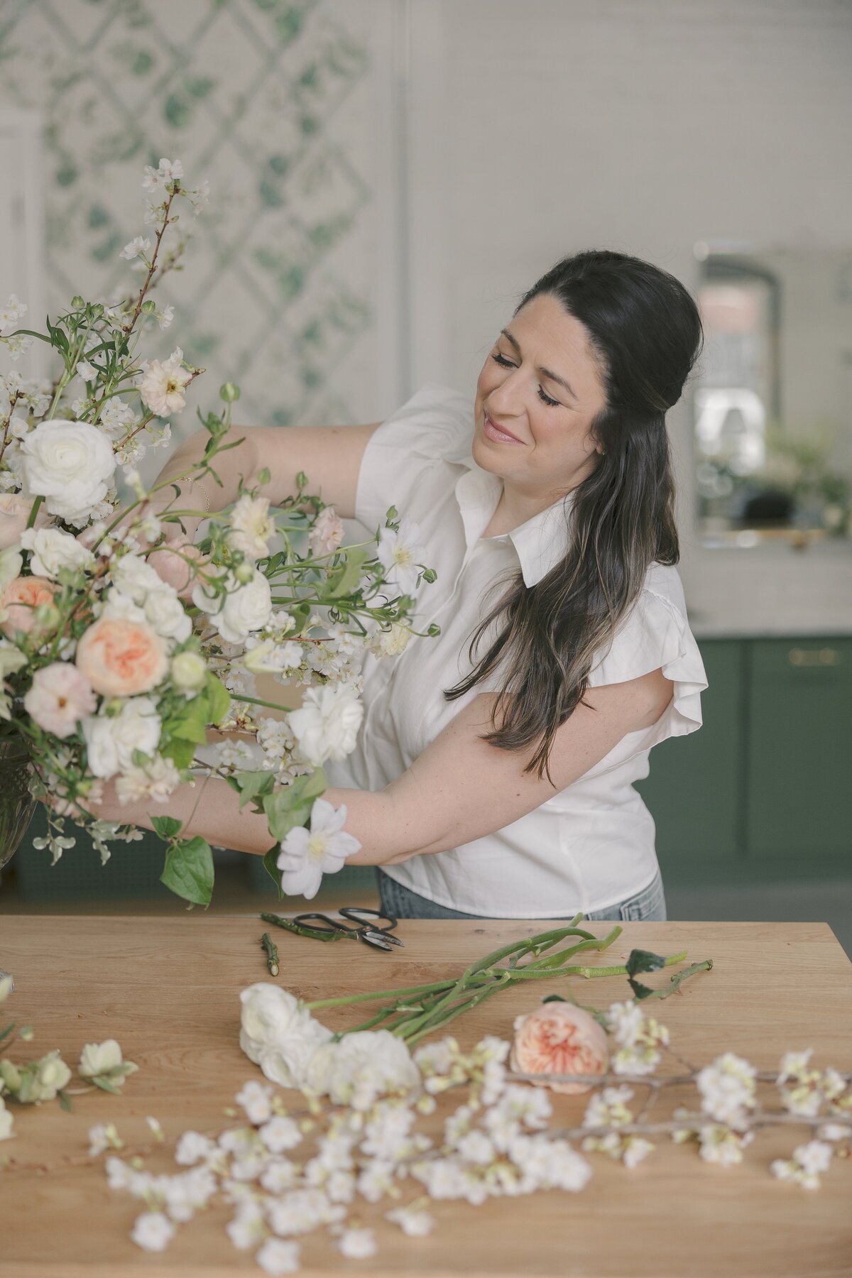 Kerianne Nelson Floral design studio Deborah Zoe Photography
