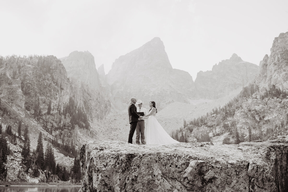 Jackson Hole photographers capture private wedding ceremony at Grand Teton National Park