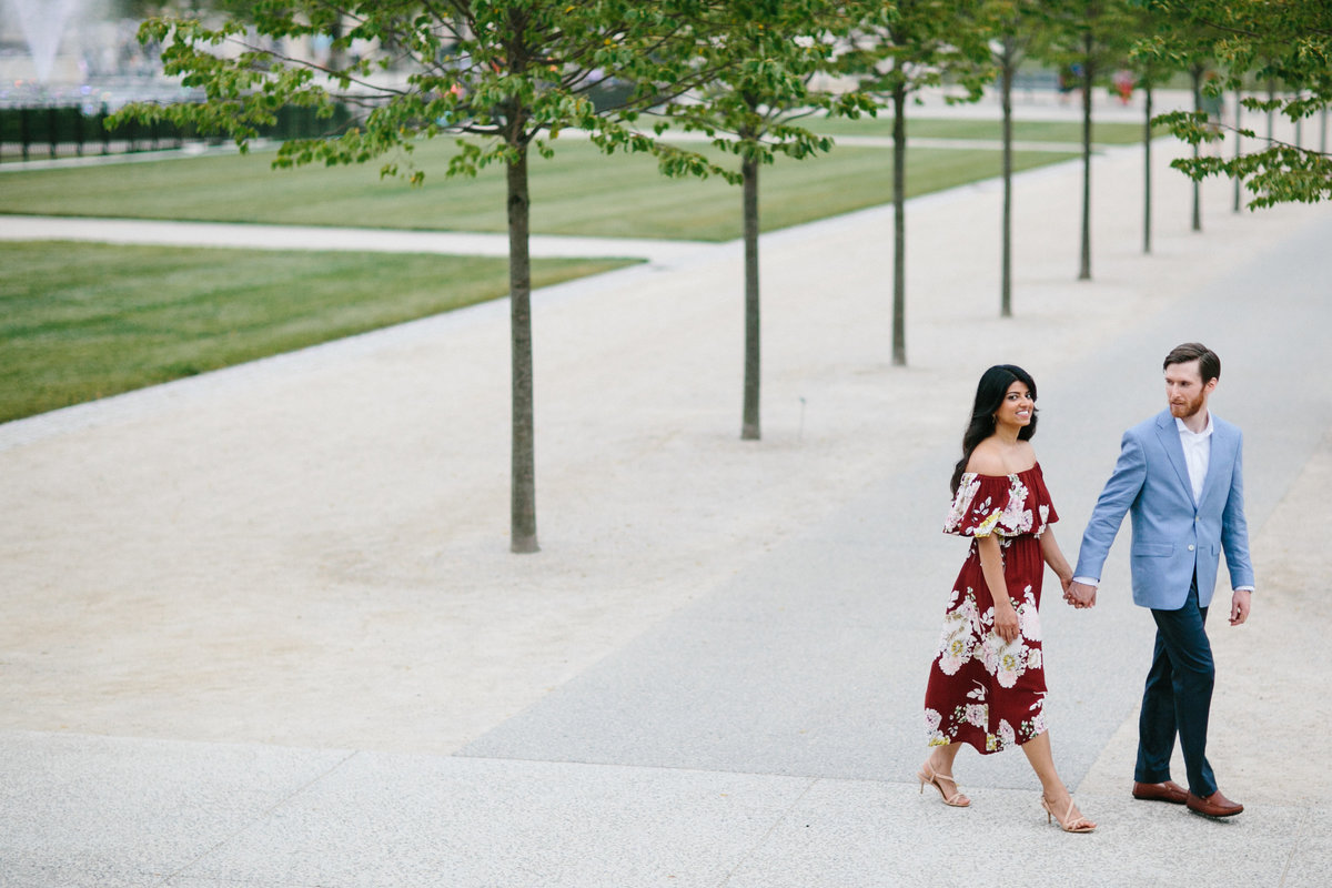 Engagement session at Longwood Gardens in Kennett Square, PA.