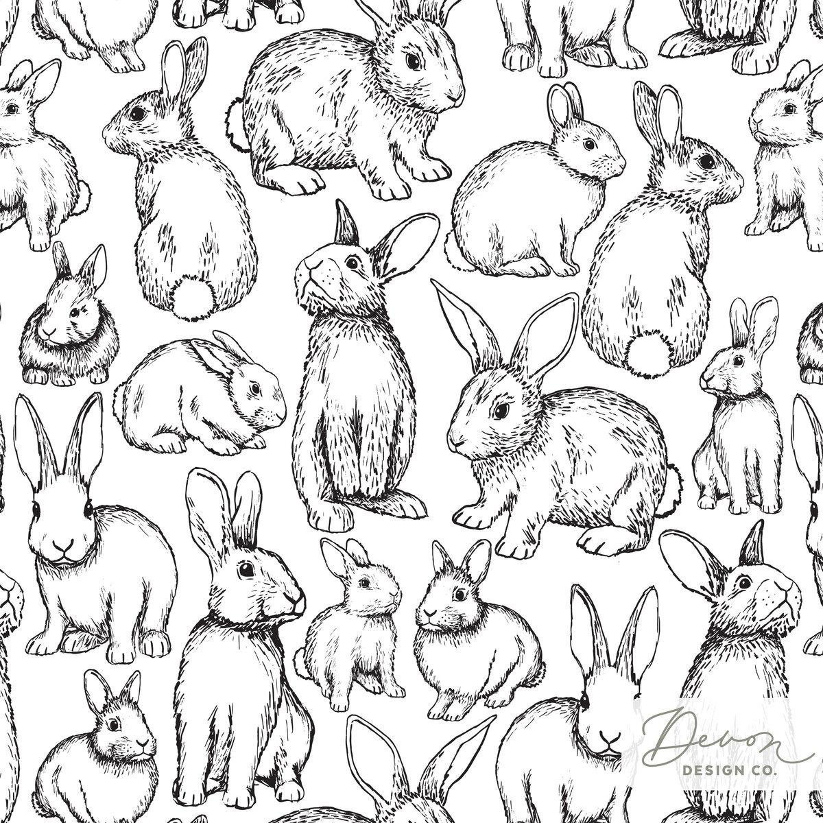Bunnies-Easter-Pattern