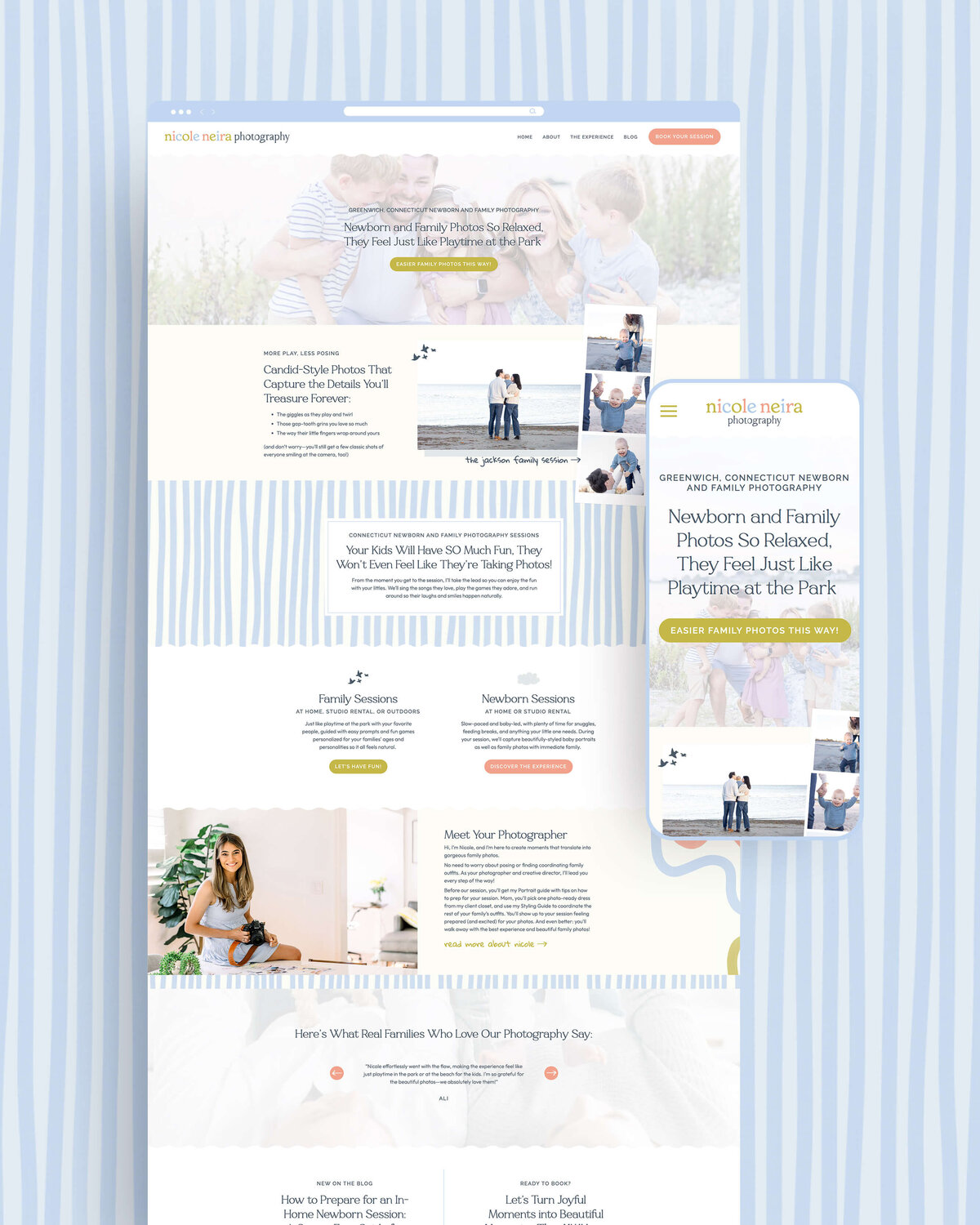 Nicole Neira Website Mockup 4 Post