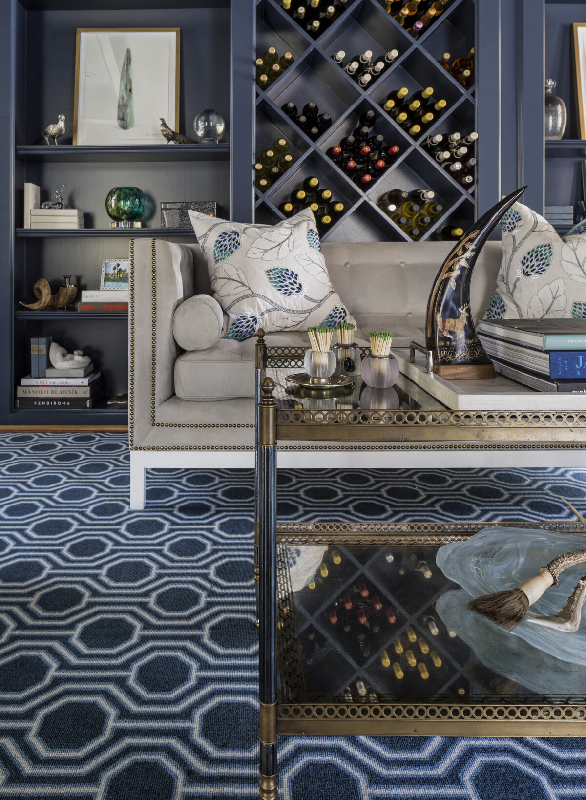 Bar Coffee Table Vignette