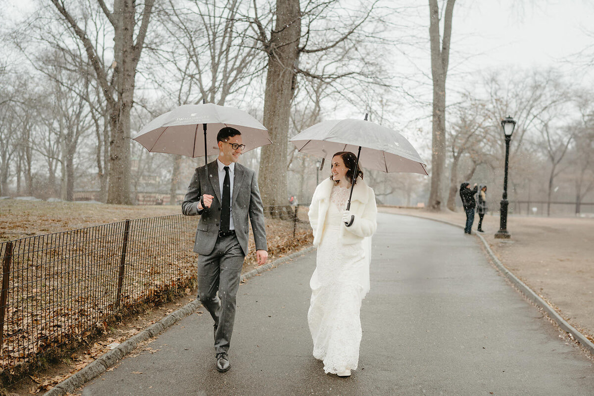Intimate winter wedding at Central Park NYC | Oduma photography-206