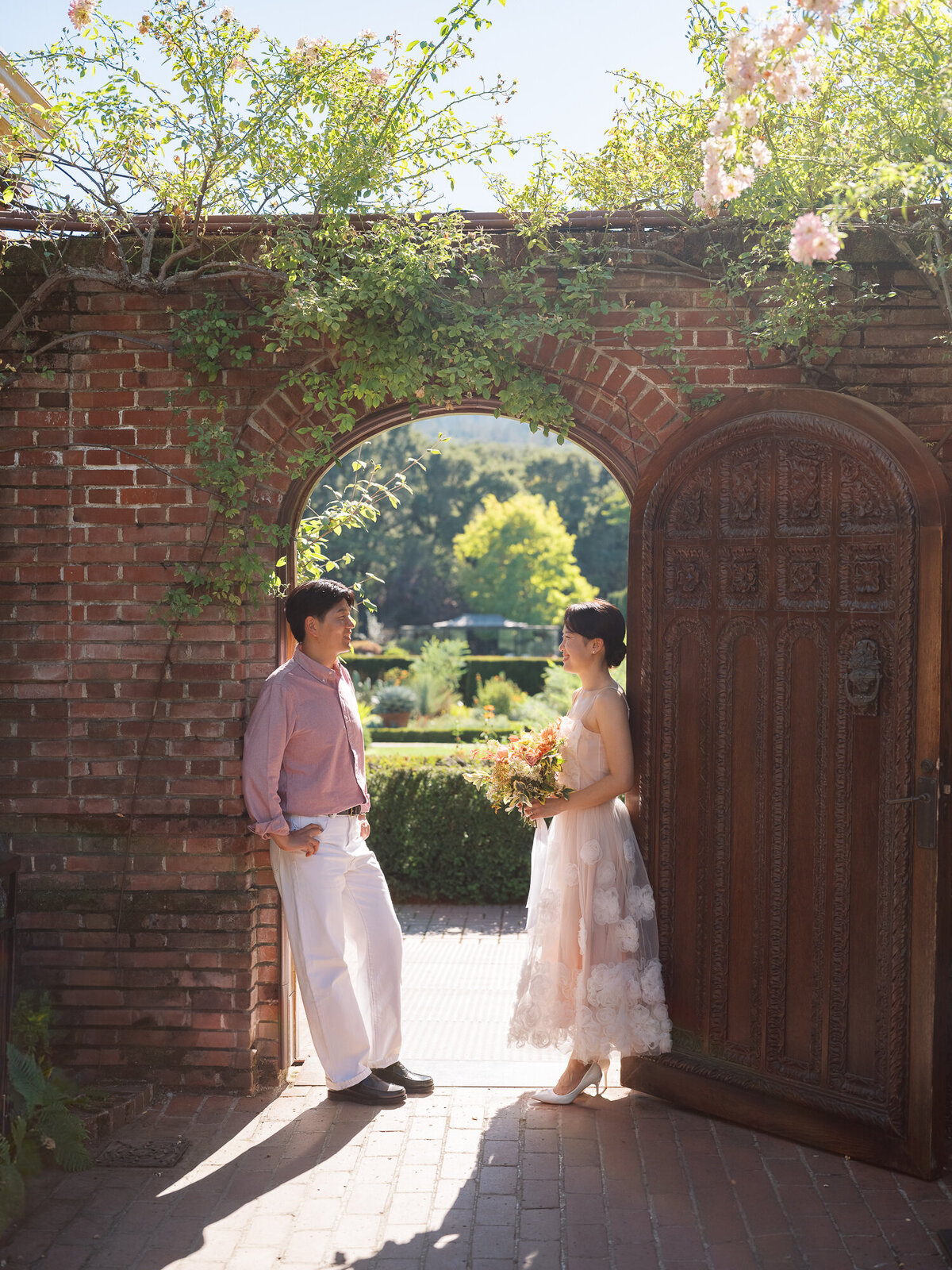 Filoli Gardens engagement photos San Francisco Bay Area wedding photographer autumn