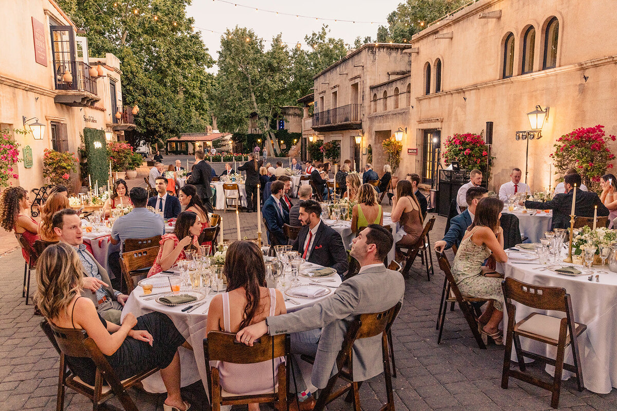 Tlaquepaque Southwestern Weddings Diner Reception Party