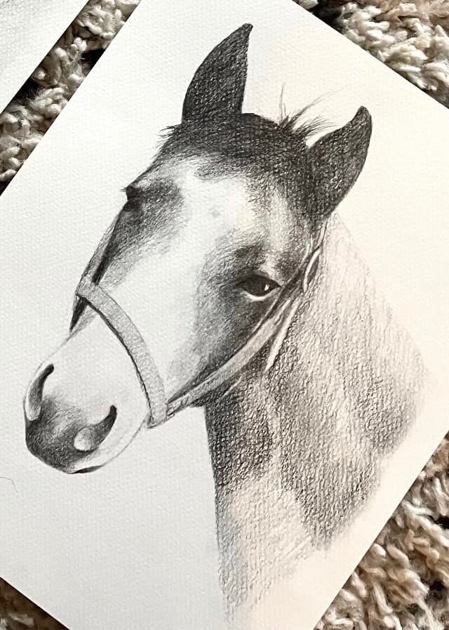 painting of horse