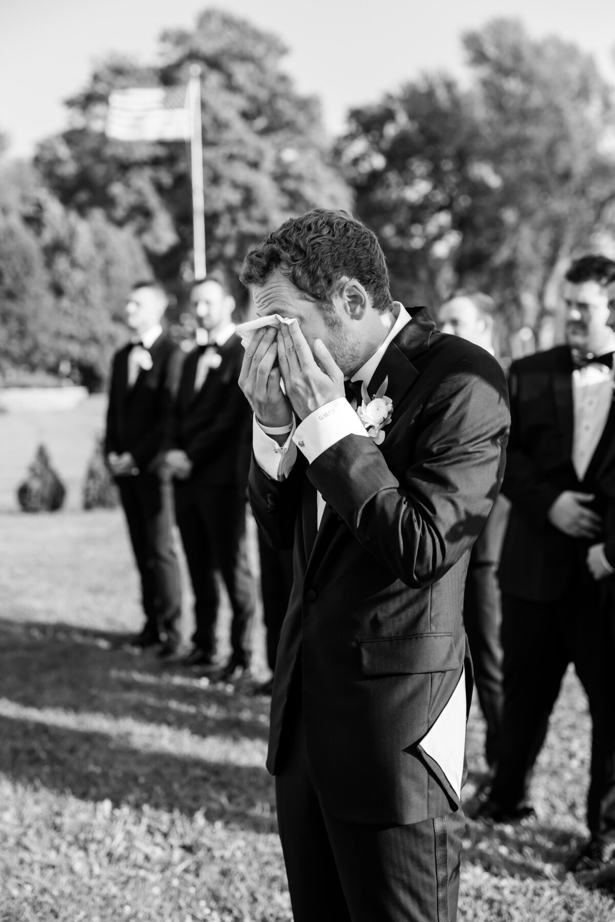 Emotional Groom Ceremony