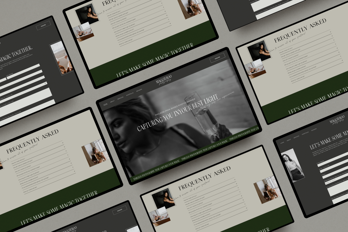 MBP laptop screens mockup