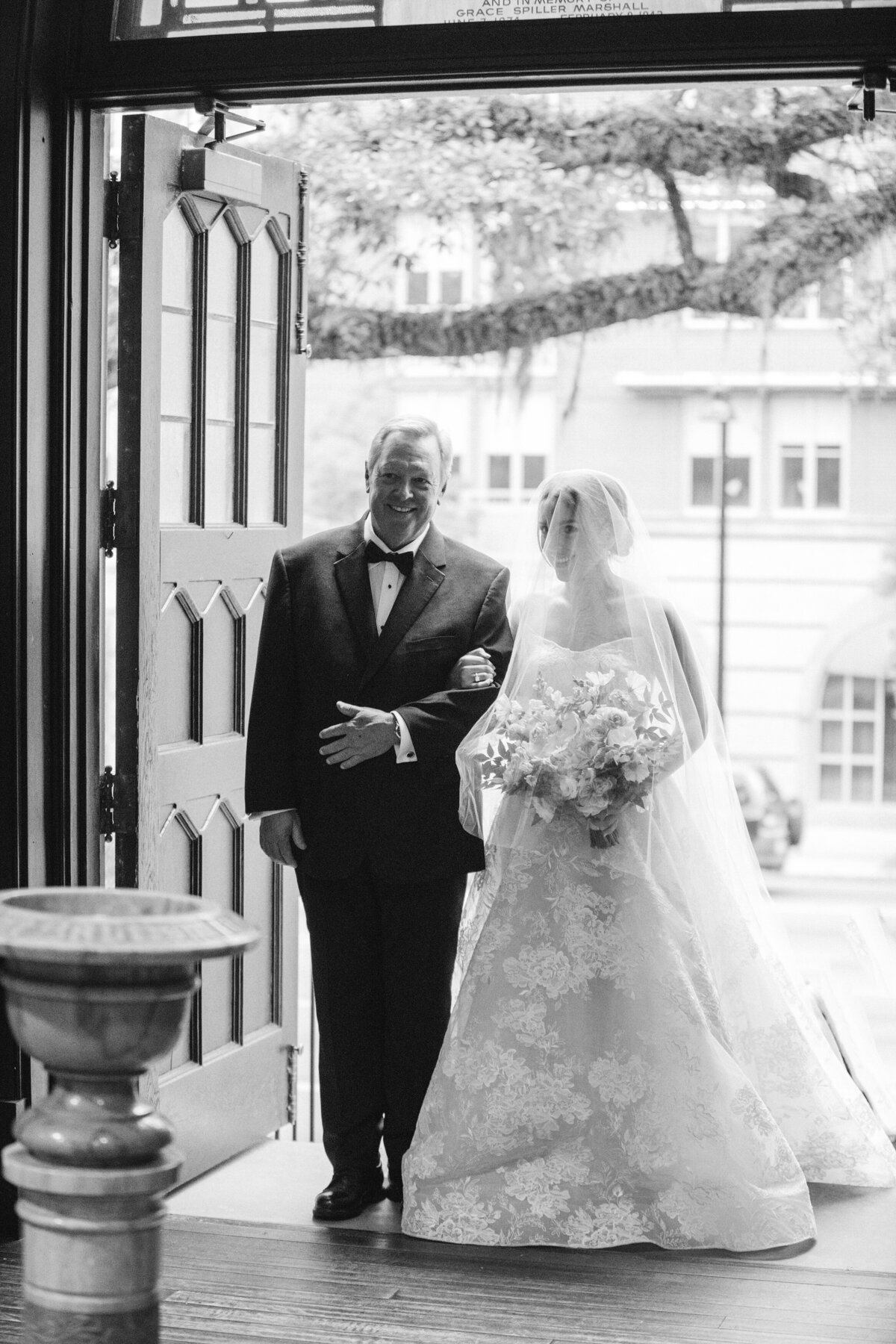 A wedding ceremony at St. John's Episcopal Church in Tallahassee, FL - 1