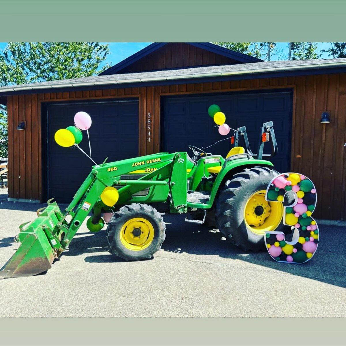 John Deere themed birthday party Seattle