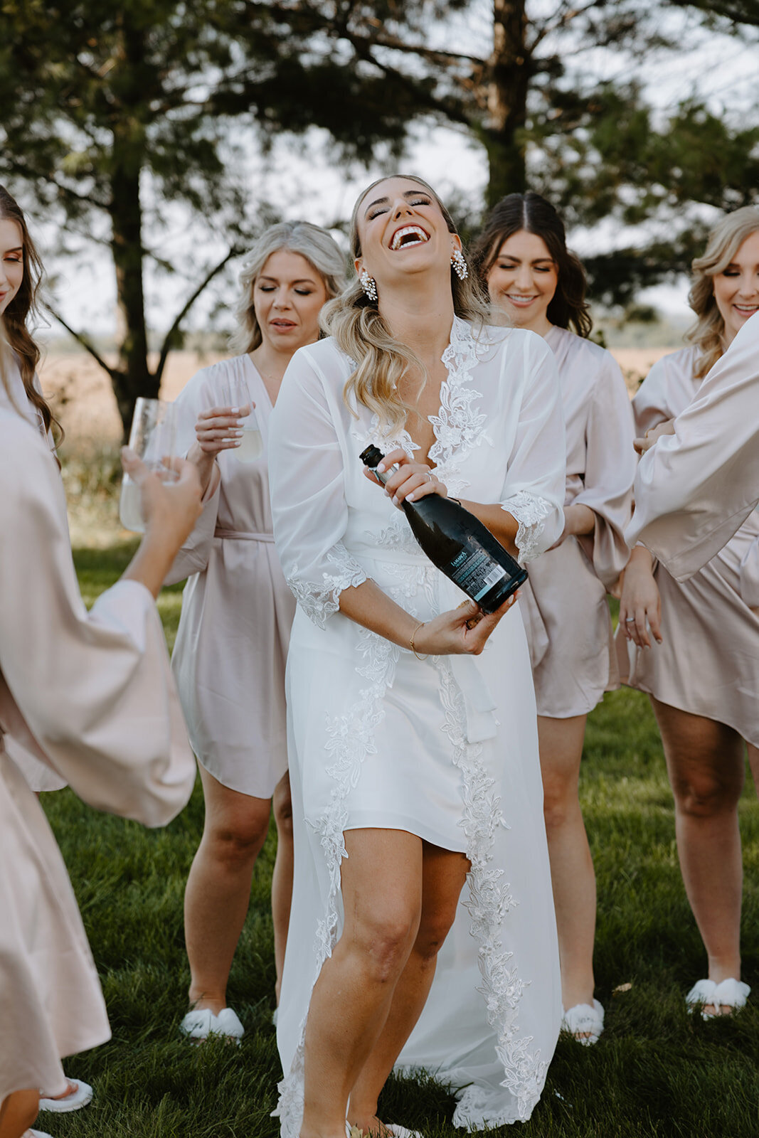 Huntley Illinois Wedding Bridesmaids