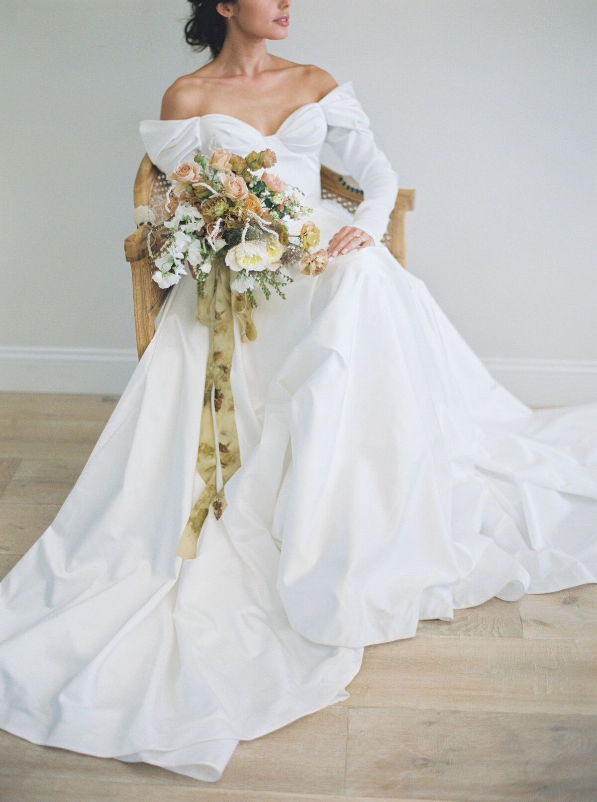 Bride in Chair | Nicole Chapman Design