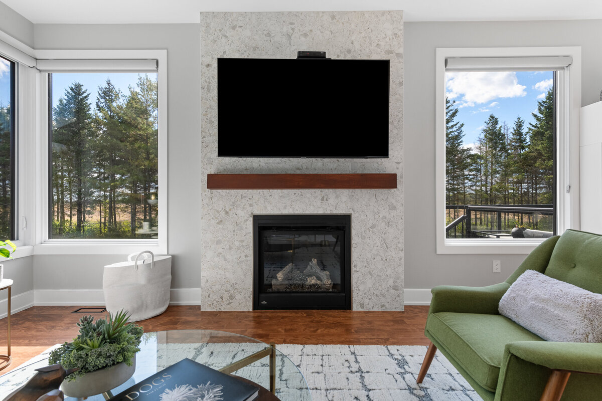 final image of our modern revival interior design project