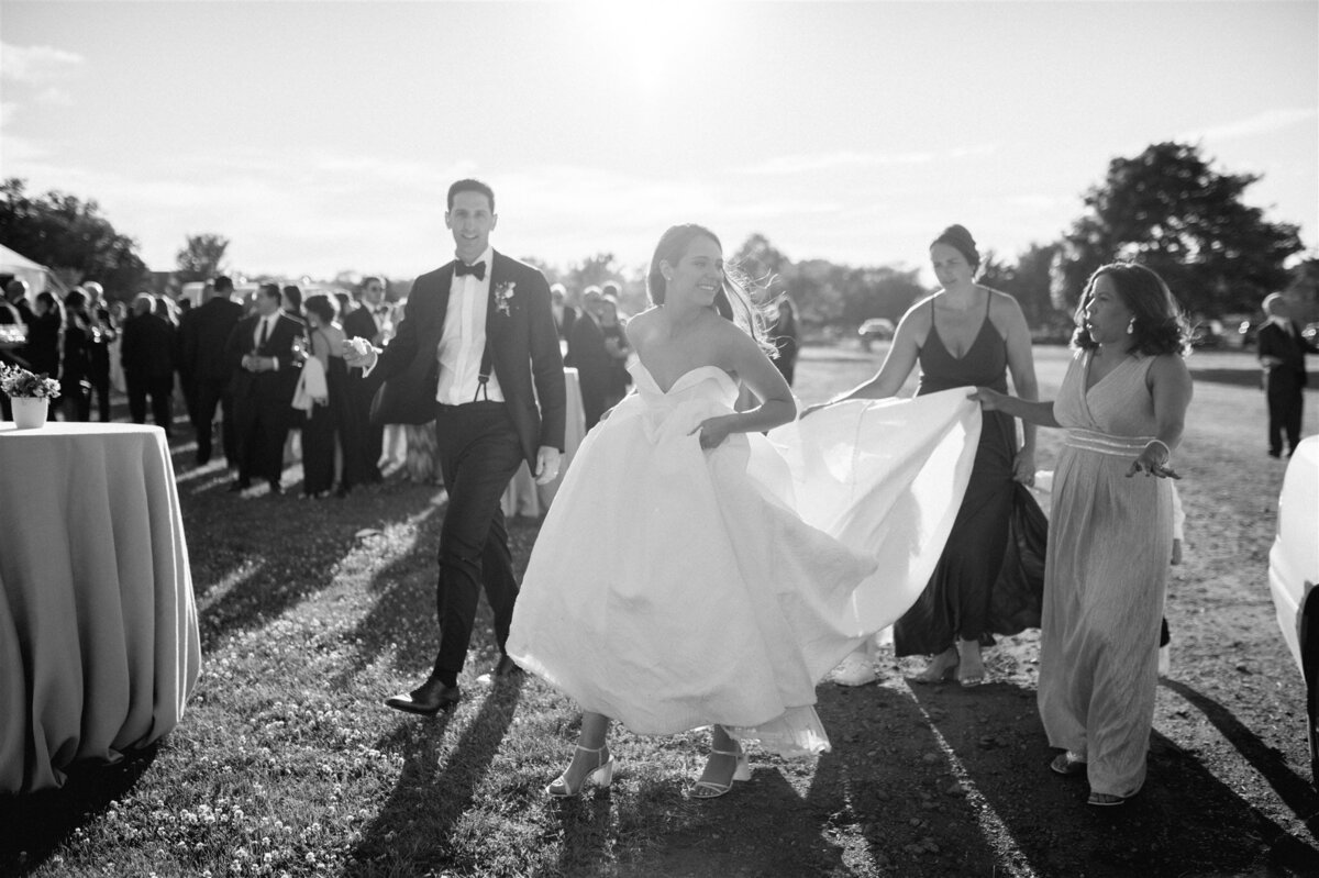 Blue, Green and White Private Estate and Tented Wedding in New England-11