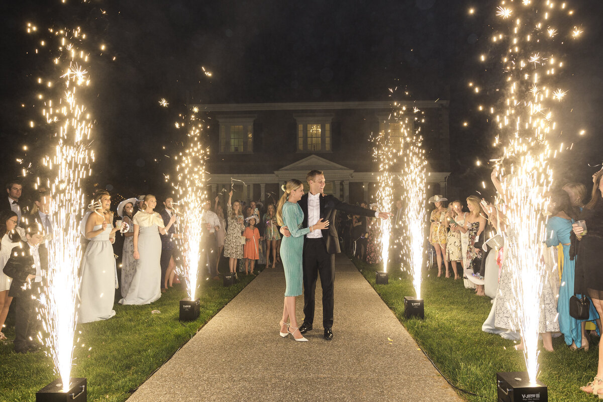 19 Sparkler Fountain Send off inspiration nashville wedding